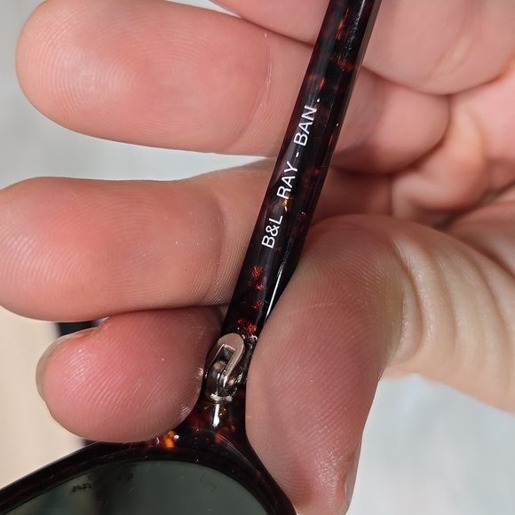 Ray-Ban W2835 Sidestreet 1998 Vintage Sunglasses Red Tortoise - Picture 4 of 10